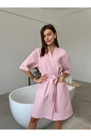 Халат кімоно з бавовни вафельний 112S COSY